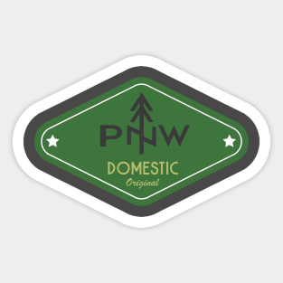 PNW tree logo 01 Sticker